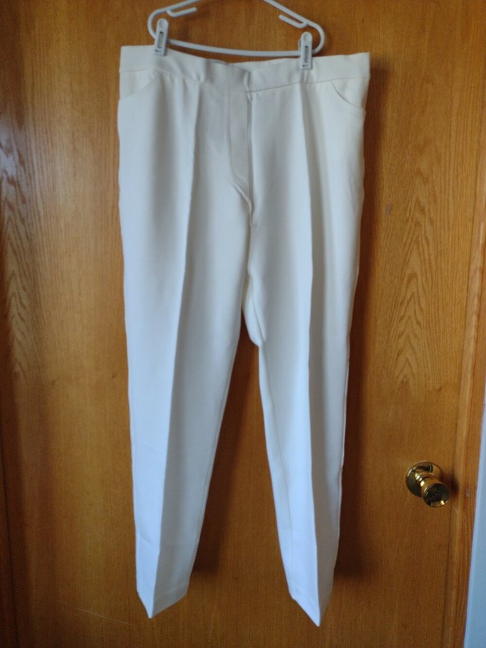 Susan Graver Regular Status Stretch Slim Leg Ankle Pant Size Large